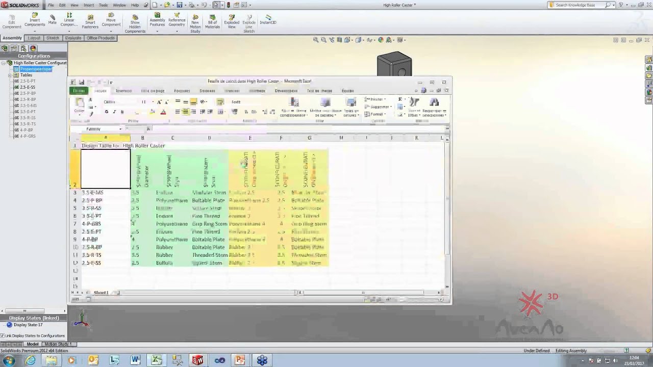 SolidWorks - Configuration Publisher