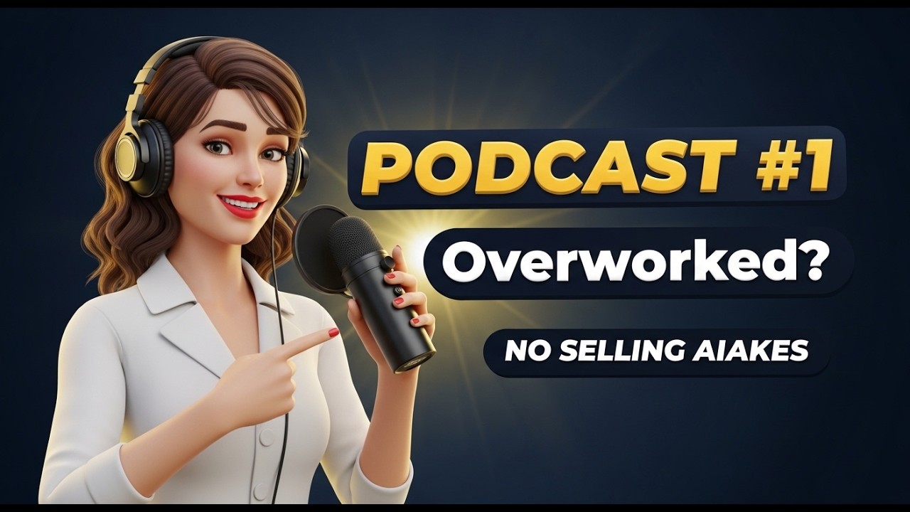 English Podcast Stop Feeling Overworked! 🎧 Listen & Speak (Ep. 1)