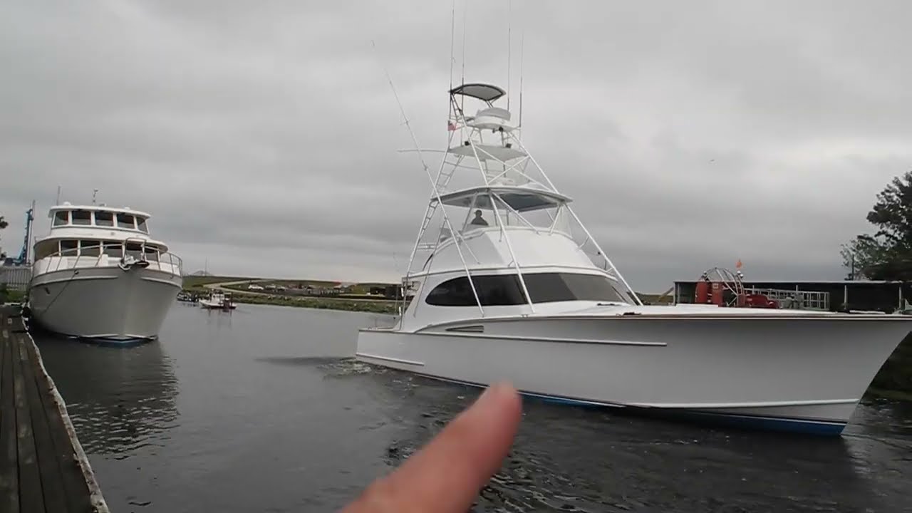 Face aft to reverse out of the marina