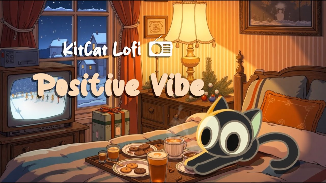 Cozy Bedroom ☕ Lofi Hip Hop ~ Relaxing Music 🐾 Lofi Kitty