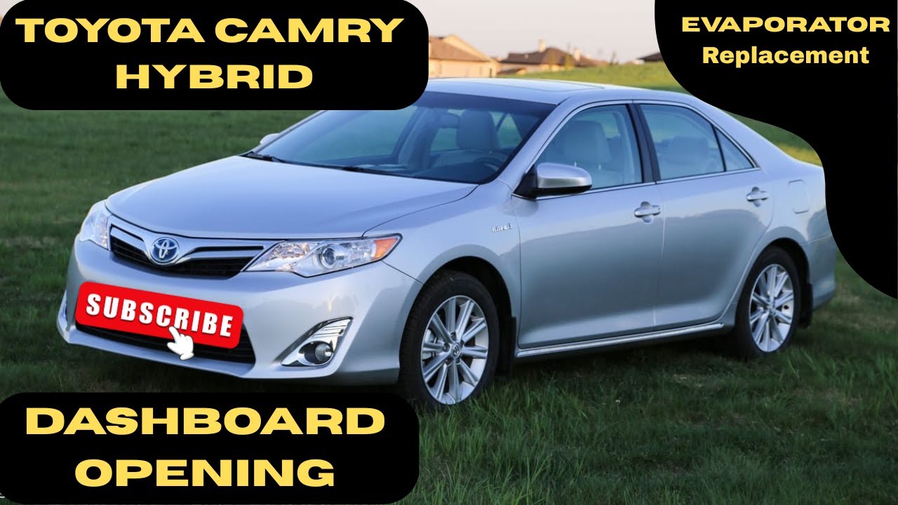 Toyota Camry Hybrid Dashboard Opened & Evaporator Replacement