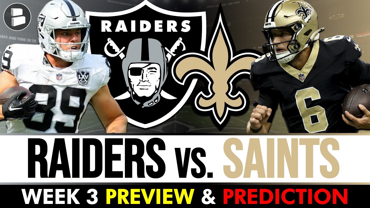 Raiders vs. Saints Preview & PREDICTION + NFL Week 3 Injury Report & News