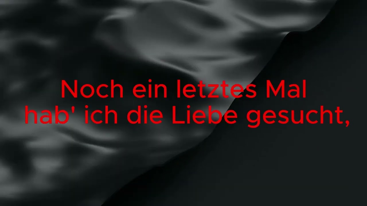 Noch ein letztes mal