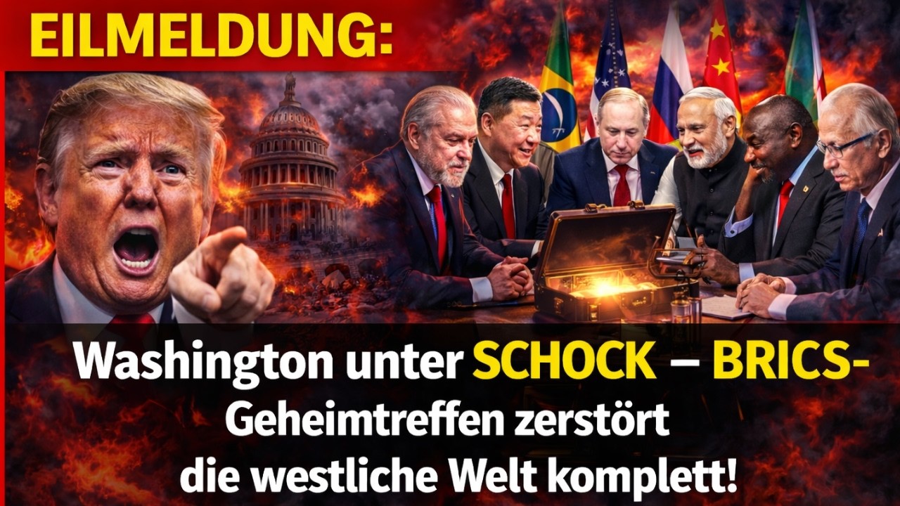 EILMELDUNG: Washington unter SCHOCK - BRICS-Geheimtreffen zerstört die westliche Welt komplett!