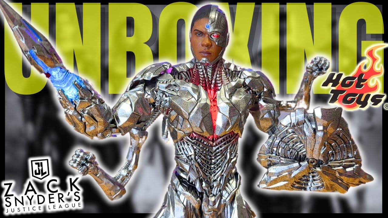 No me lo esperaba, pero... ¡es un 10! 😱 Unboxing CYBORG (ZACK SNYDER'S JUSTICE LEAGUE) de HOT TOYS