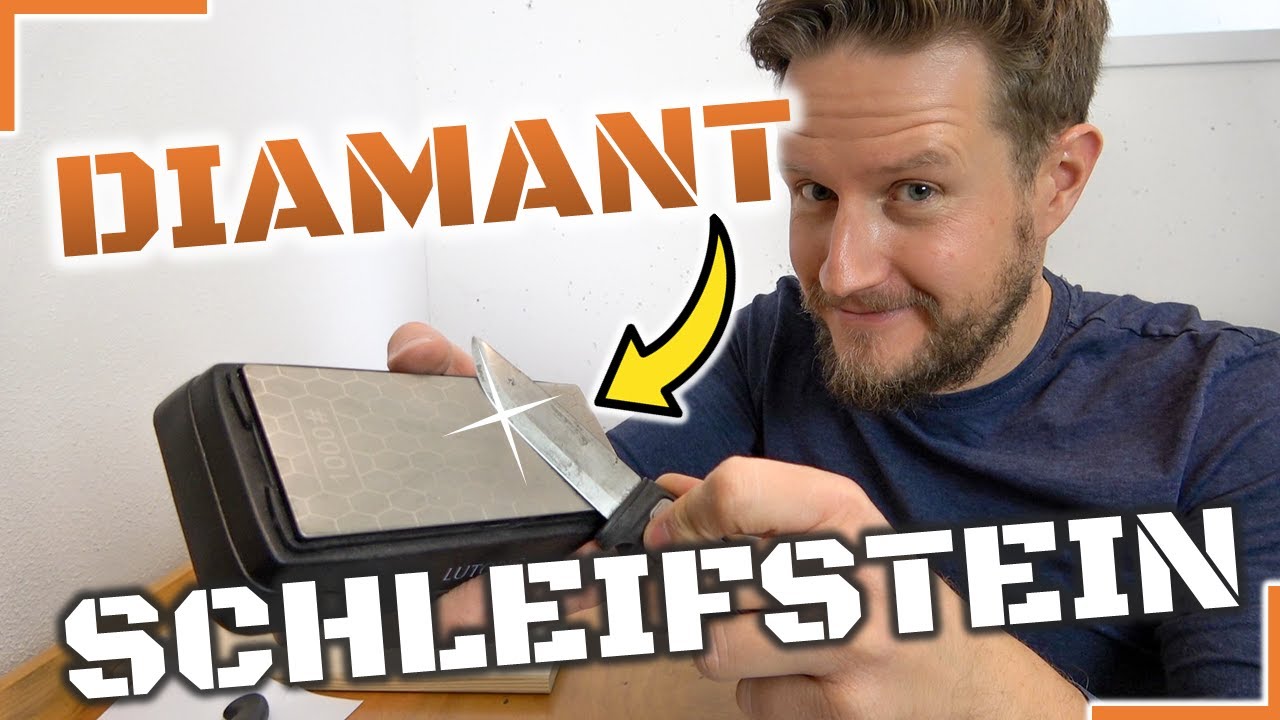 Viel schneller scharf und weniger Sauerei - Diamant Schleifstein