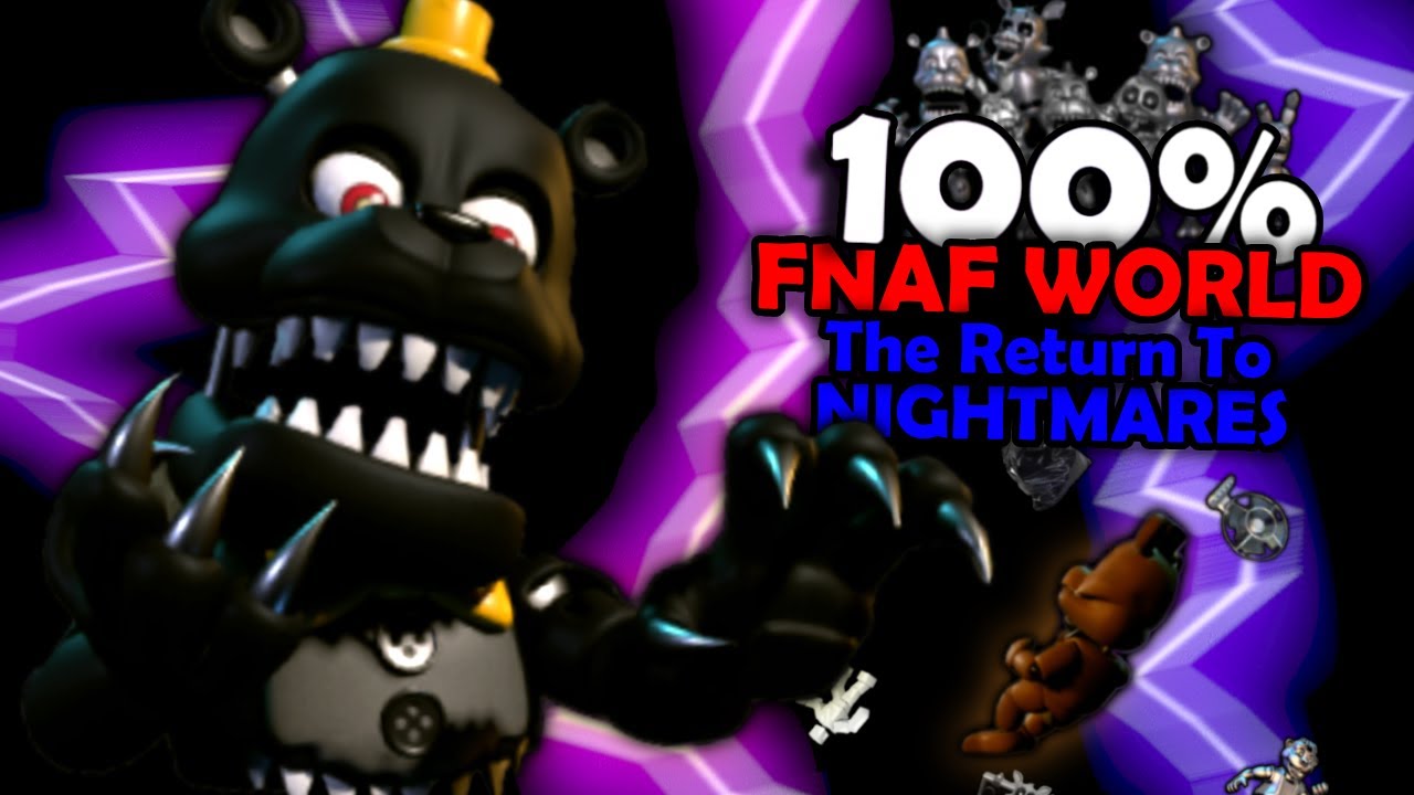 I 100%'d FNAF World The Return To Nightmare's. It Was INSANE.