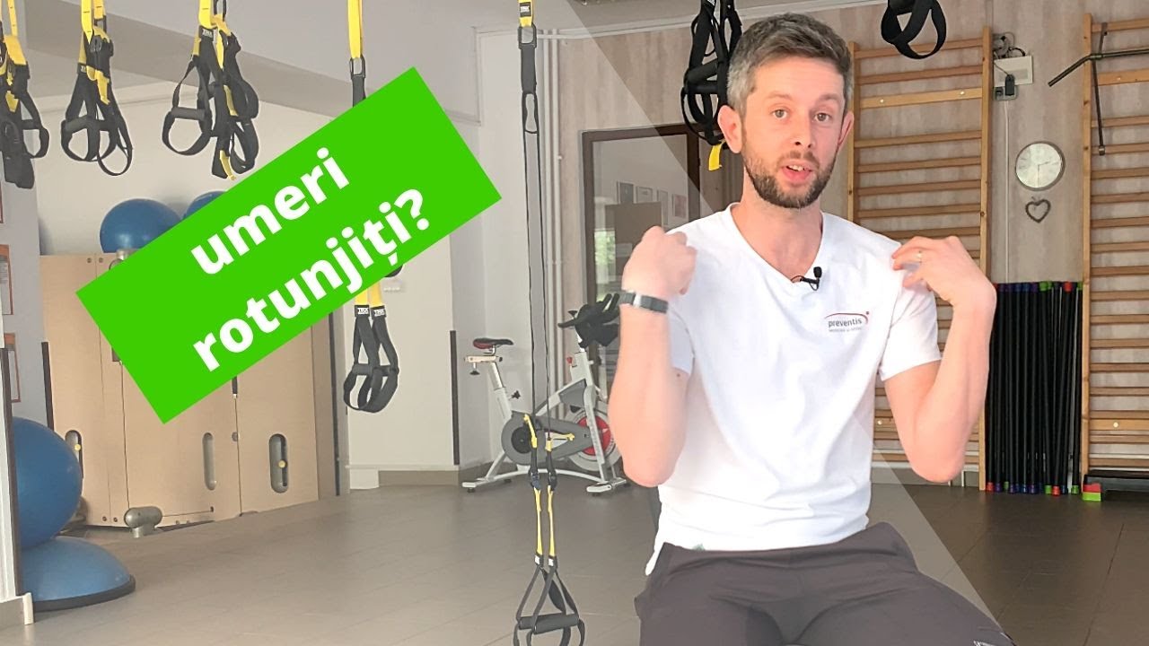 Umeri rotunjiți?..Corectează poziția umerilor și a gâtului cu aceste 3 exerciții!