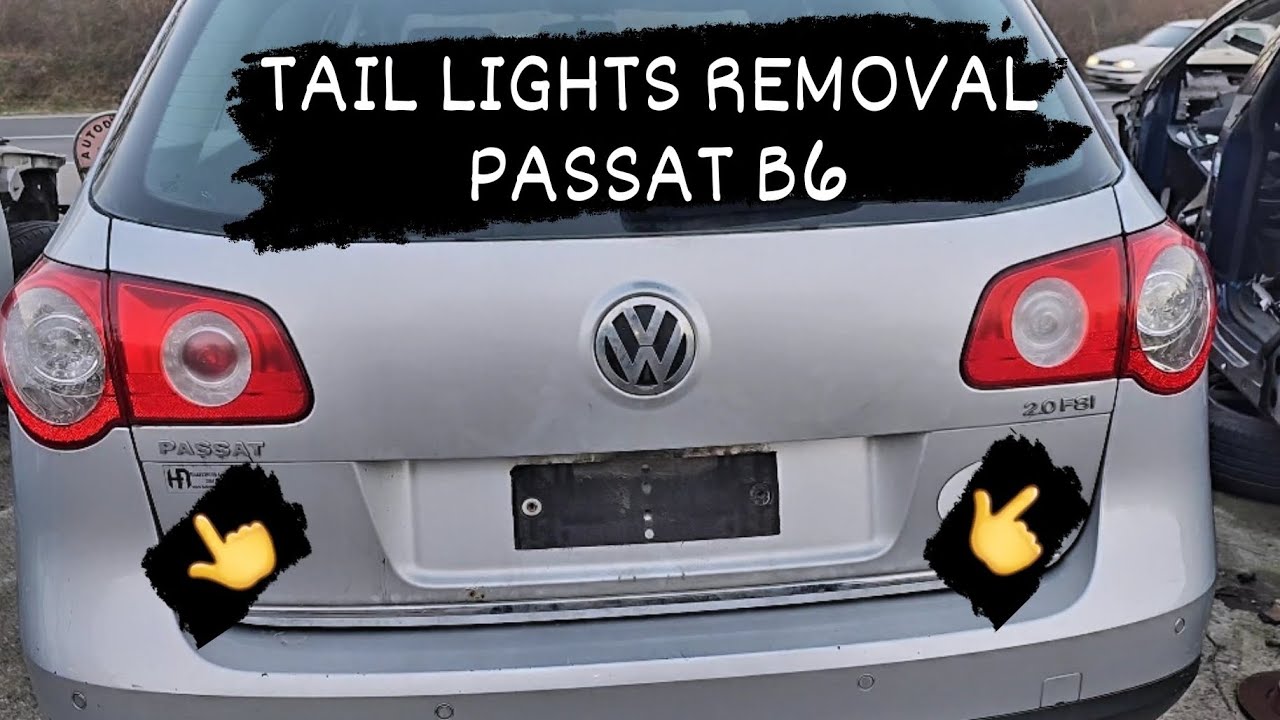 PASSAT B6 TAIL LIGHTS REMOVAL 🔧🪛