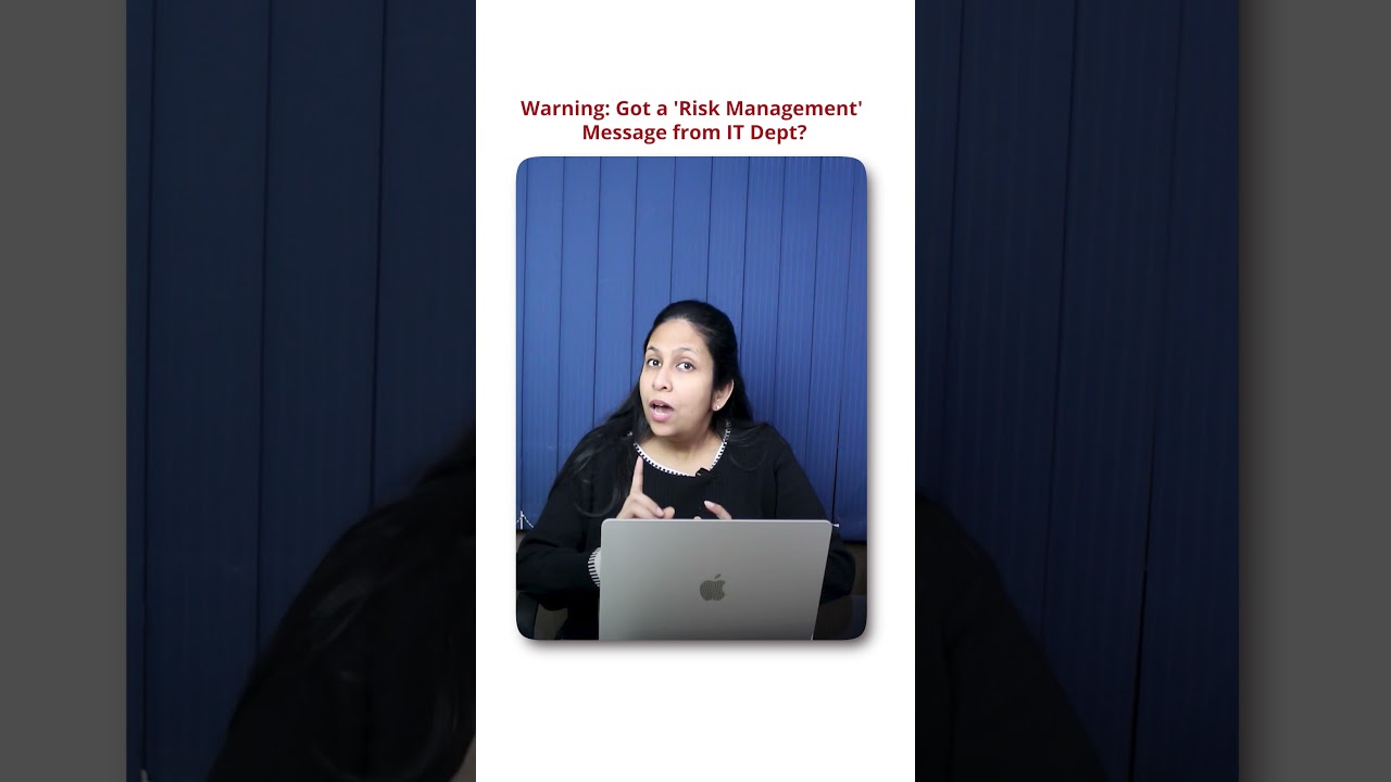 Income Tax Refund On Hold? How to Fix Risk Management Framework Message | CA Neha Gupta