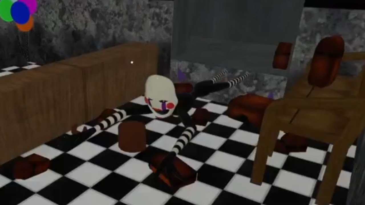 The puppet emotes on us in fnaf doom | Ft. @SpookyLivid