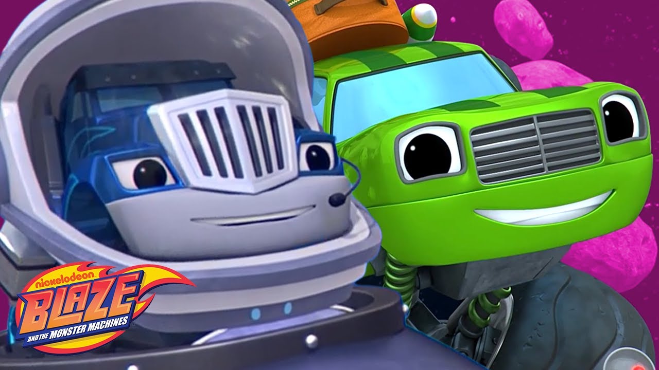 Crusher & Pickle's FUNNIEST Moments! | Blaze and the Monster Machines