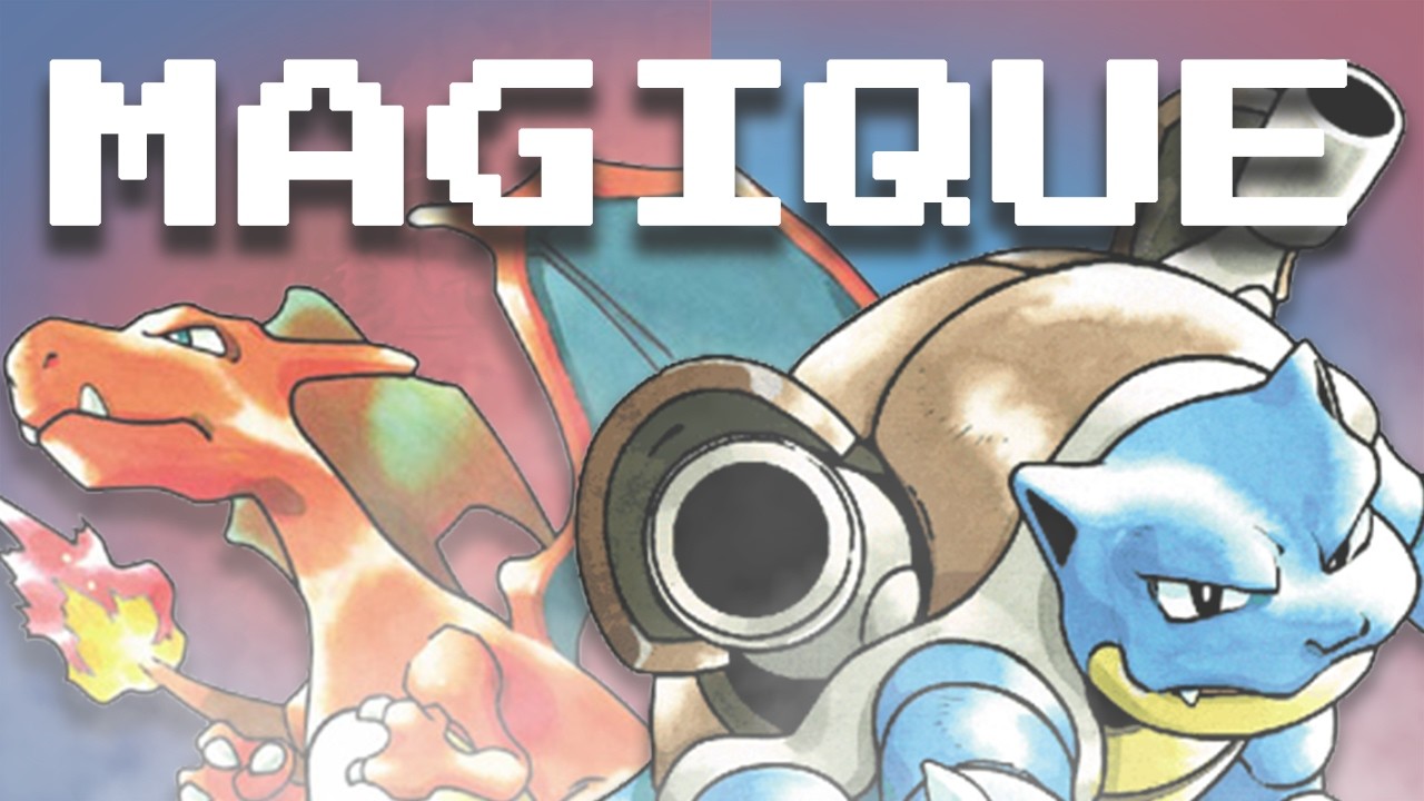 La magie de POKÉMON version ROUGE et BLEUE !