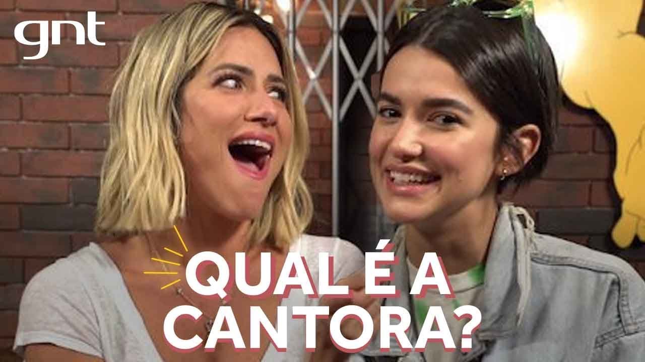 Ivete Sangalo? Sandy? Gio Ewbank e Manu Gavassi fazem desafio de perfil! | Amores do GIOH no GNT