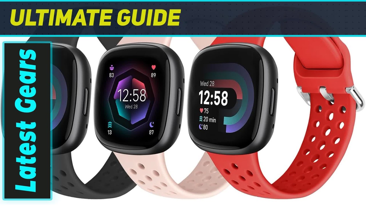 Fitbit Versa 4/Sense 2: The Ultimate Silicone Sport Bands (3-Pack) Upgrade!