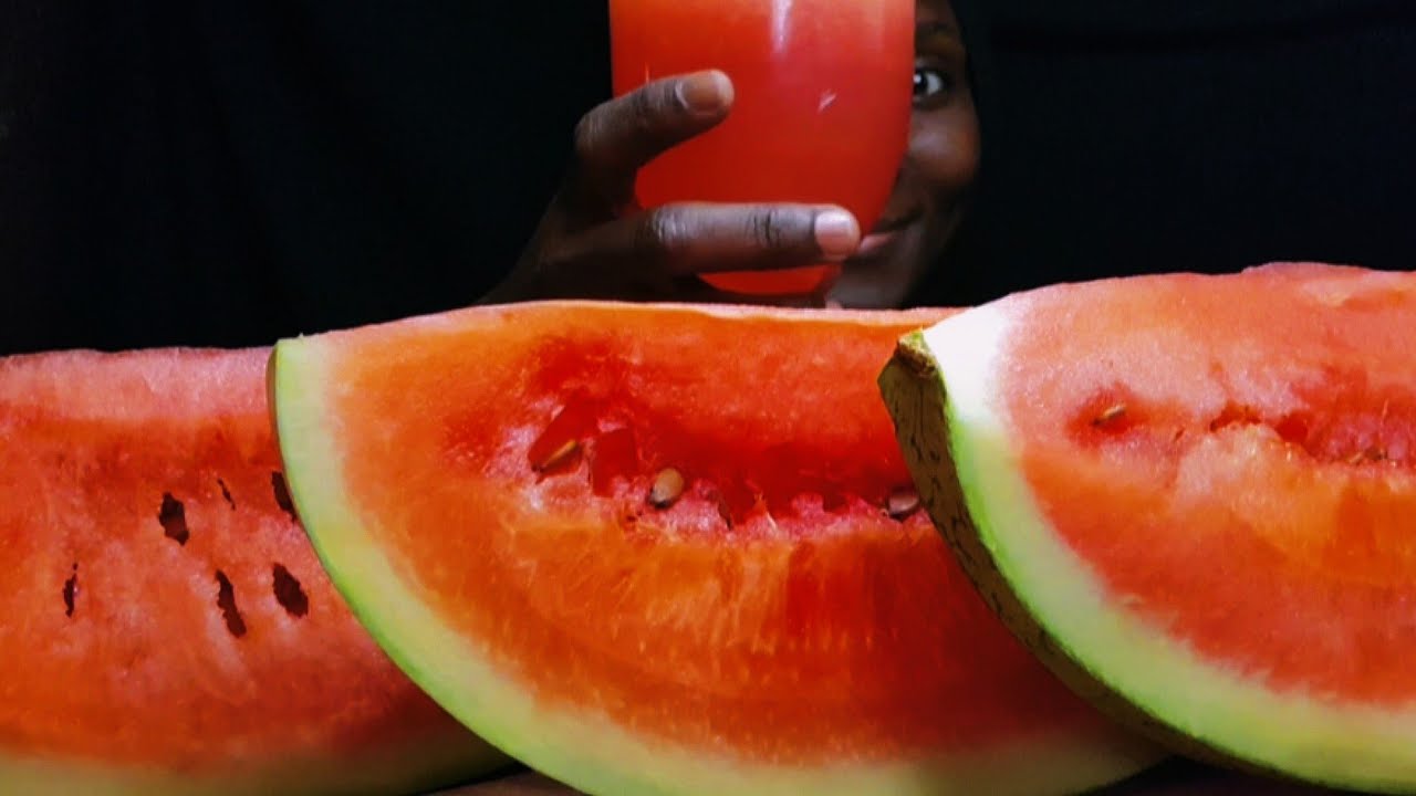 ASMR WATERMELON|WATERMELON JUICE MUKBANG