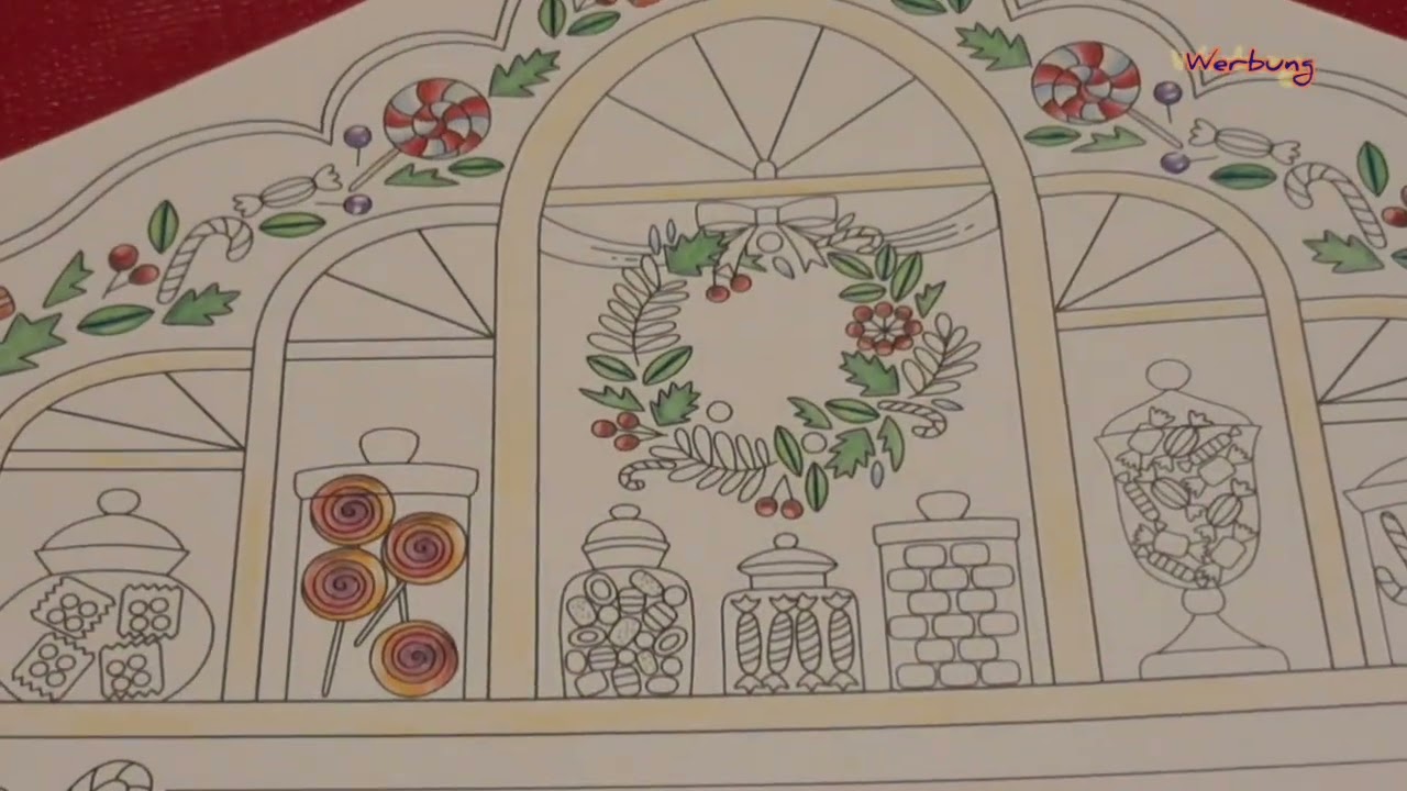 Festive Coloring - Sweet Factory - Teil 4 #malen #coloringbook 