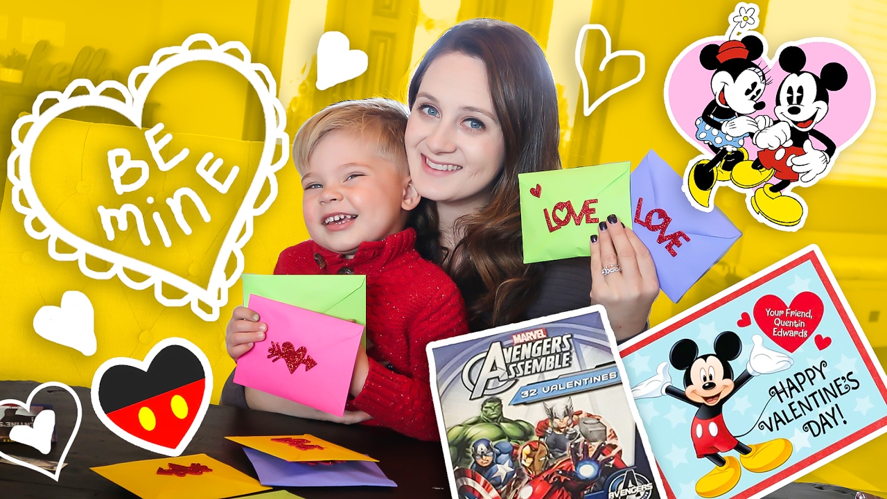 Сделай сам валентинки для малышей ко Дню святого Валентина от Disney!