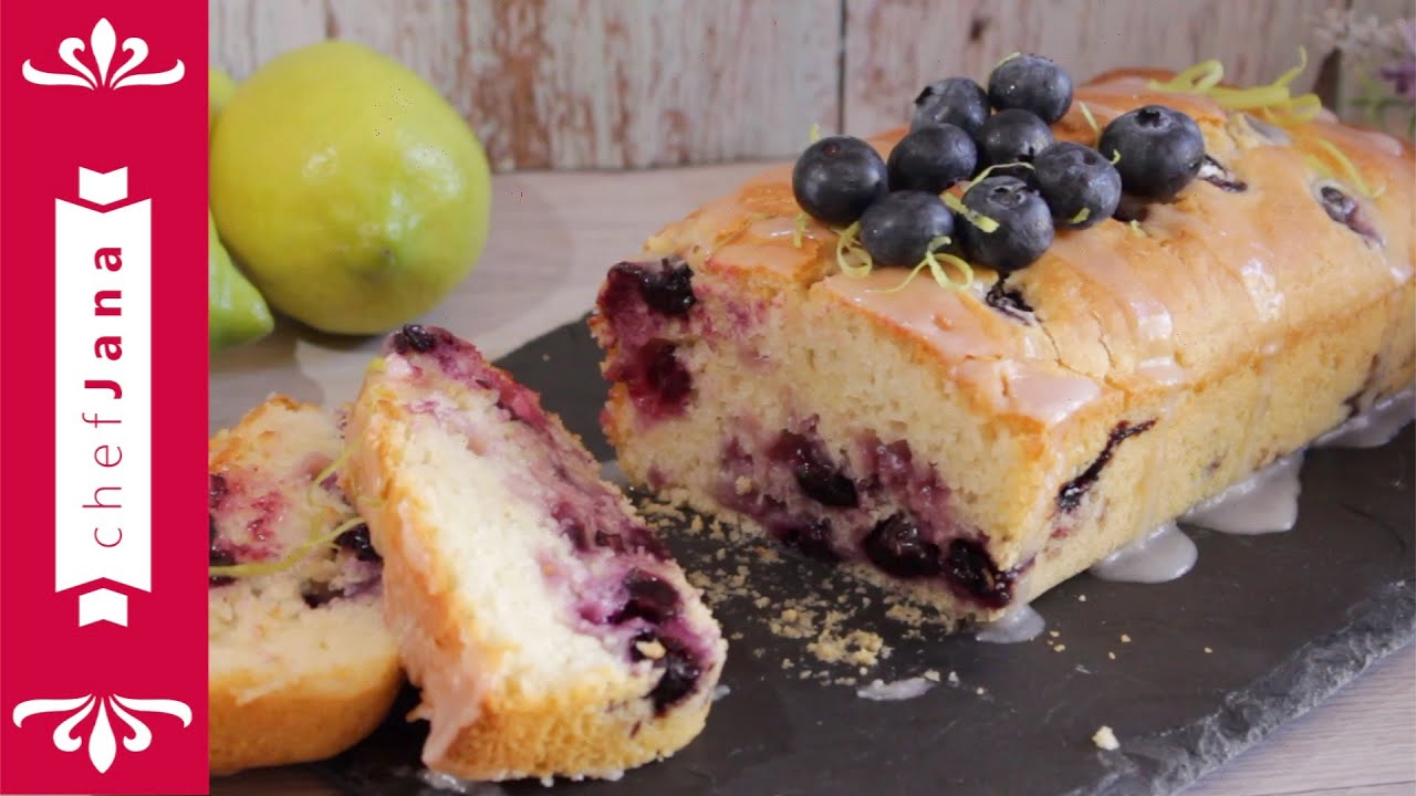 SUPER MOIST VEGAN BLUEBERRY LEMON BREAD⎜POUND CAKE⎜