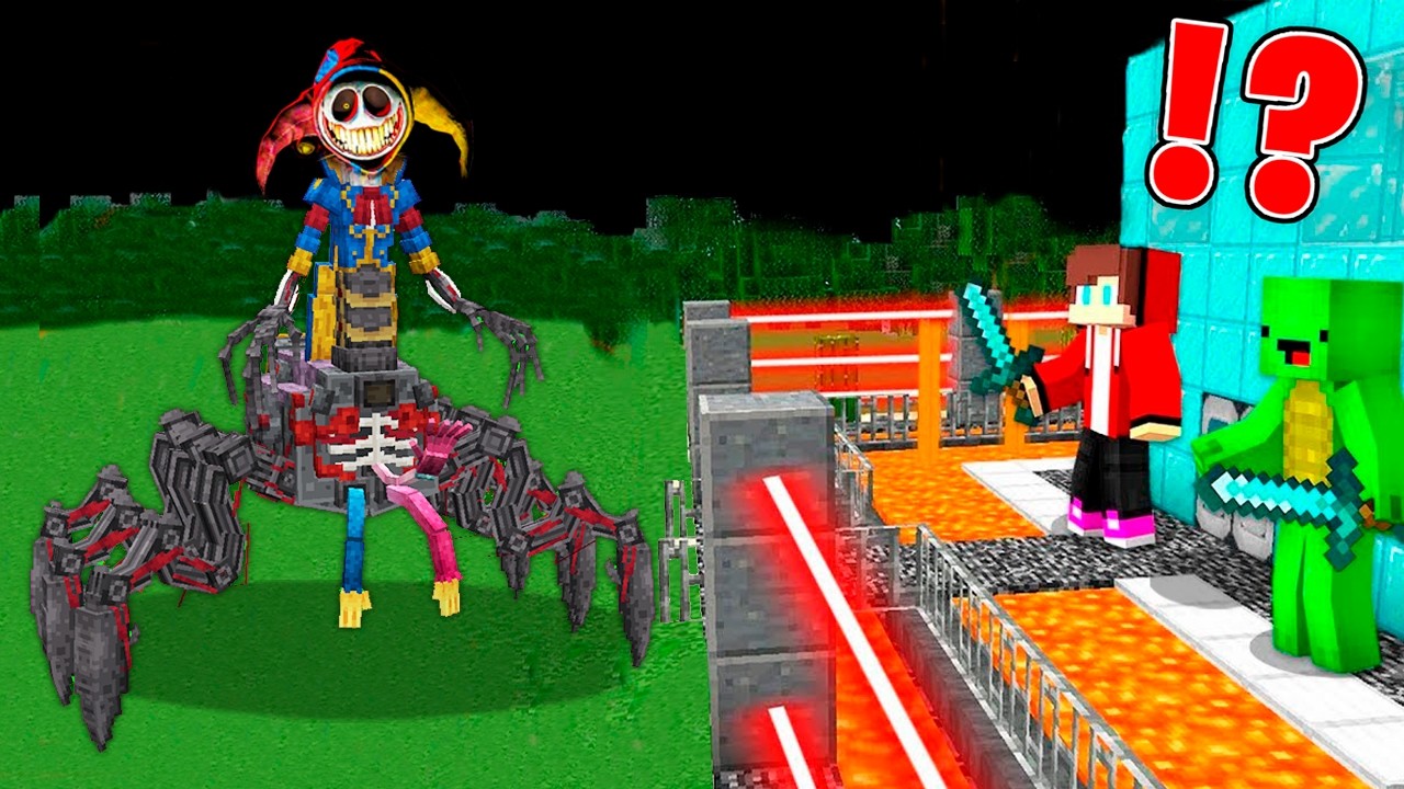 Прототип против дома охраны в Minecraft - Испытание Maizen poppy playtime 5