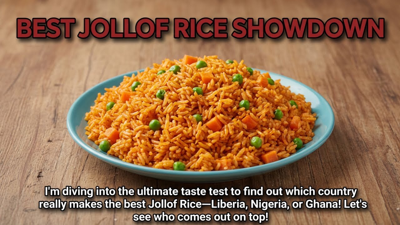 Who Makes the MOST DELICIOUS Jollof Rice: Liberia, Nigeria, or Ghana?