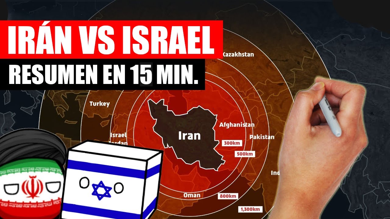 ✅ El CONFLICTO entre IR&Aacute;N e ISRAEL resumido en 15 minutos | &iquest;Qu&eacute; est&aacute; pasando entre IR&Aacute;N e ISRAEL?