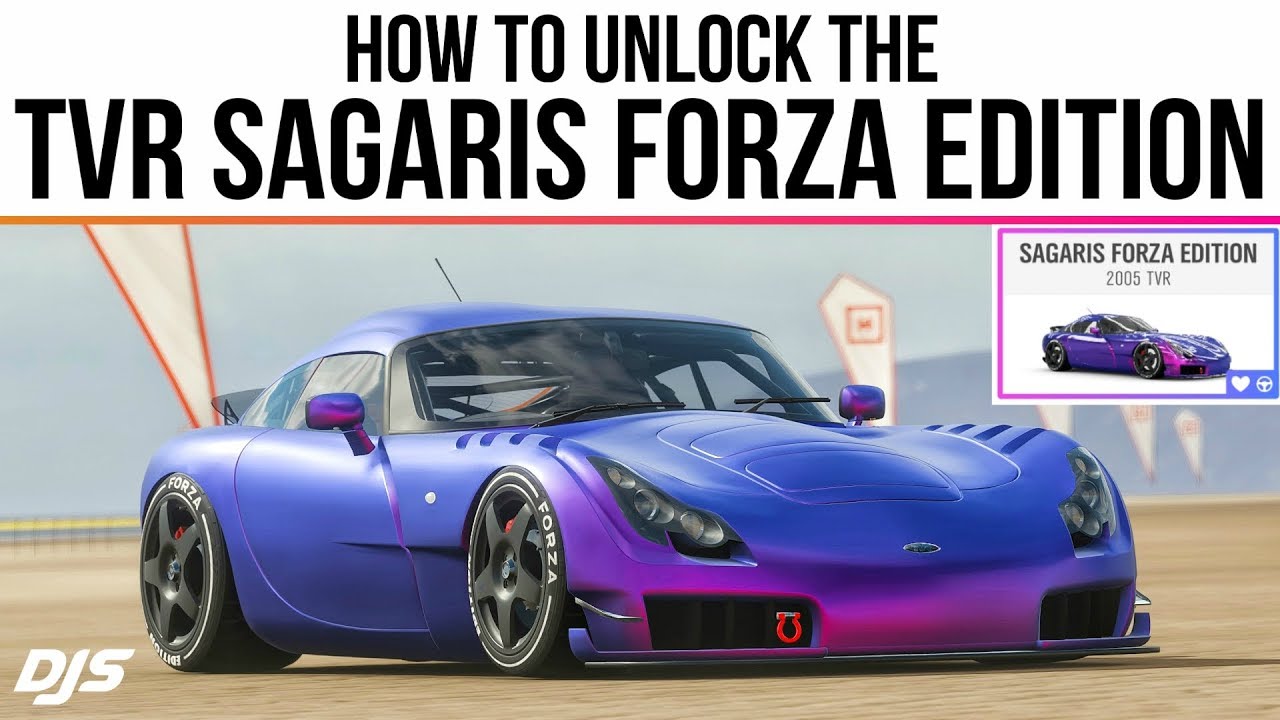 Forza Horizon 4 - How to unlock the TVR SAGARIS FORZA EDITION!!!