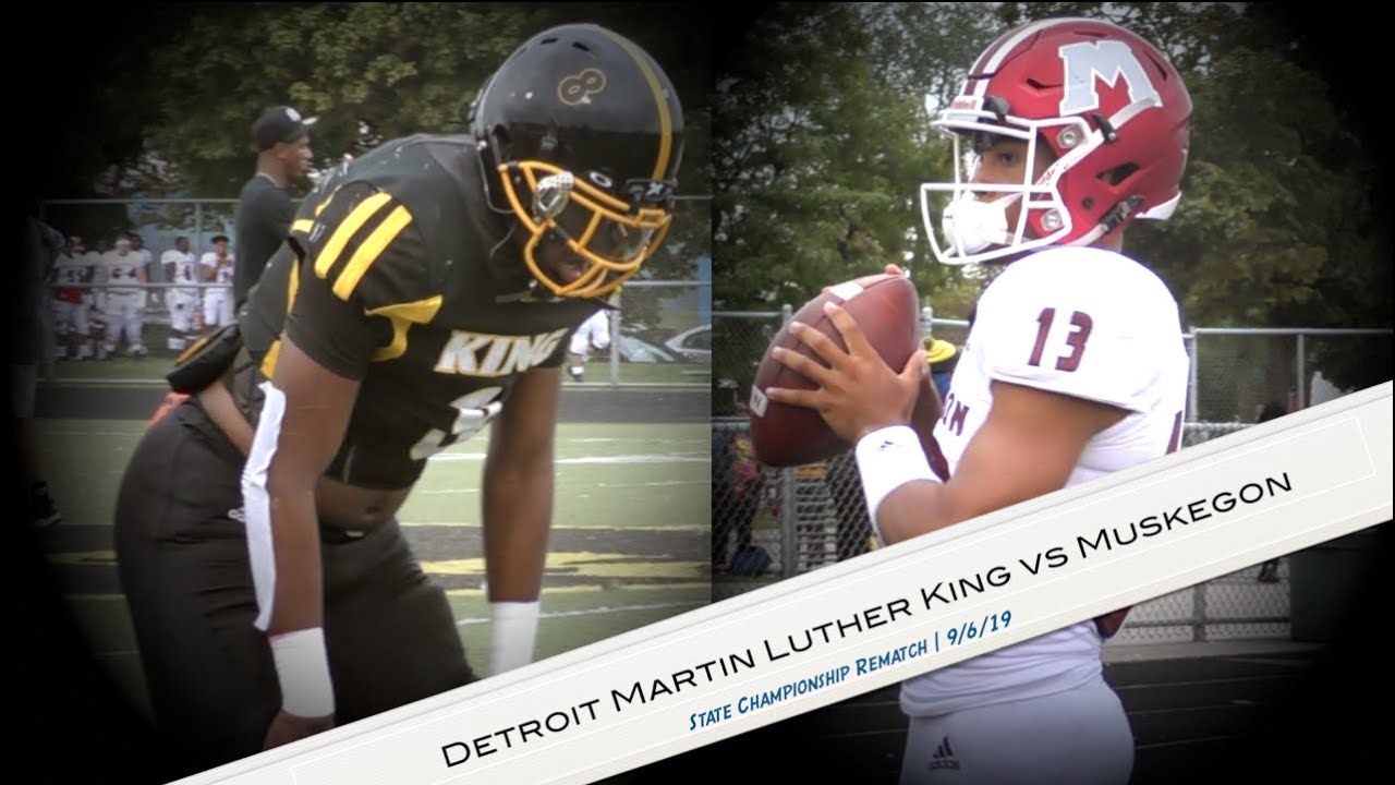 King vs Muskegon | Ohio State Commit Cameron Martinez 4 TD's