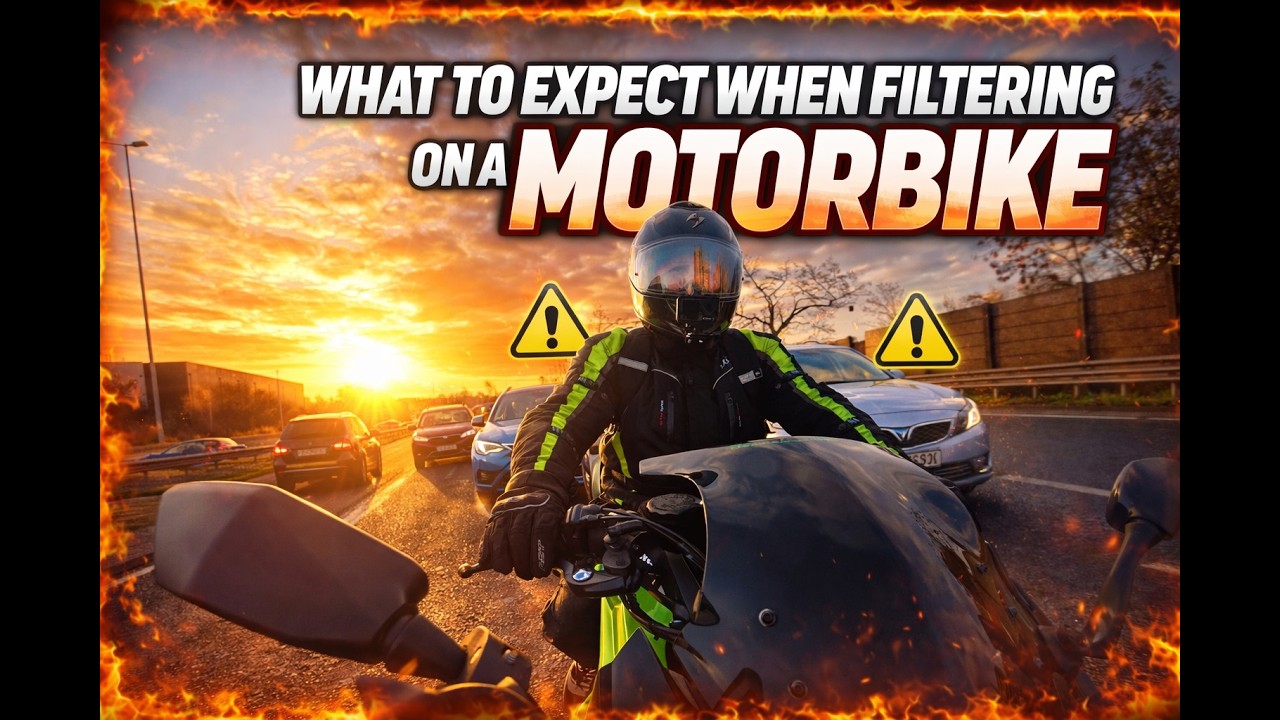 What to expect when filtering on a Motorbike