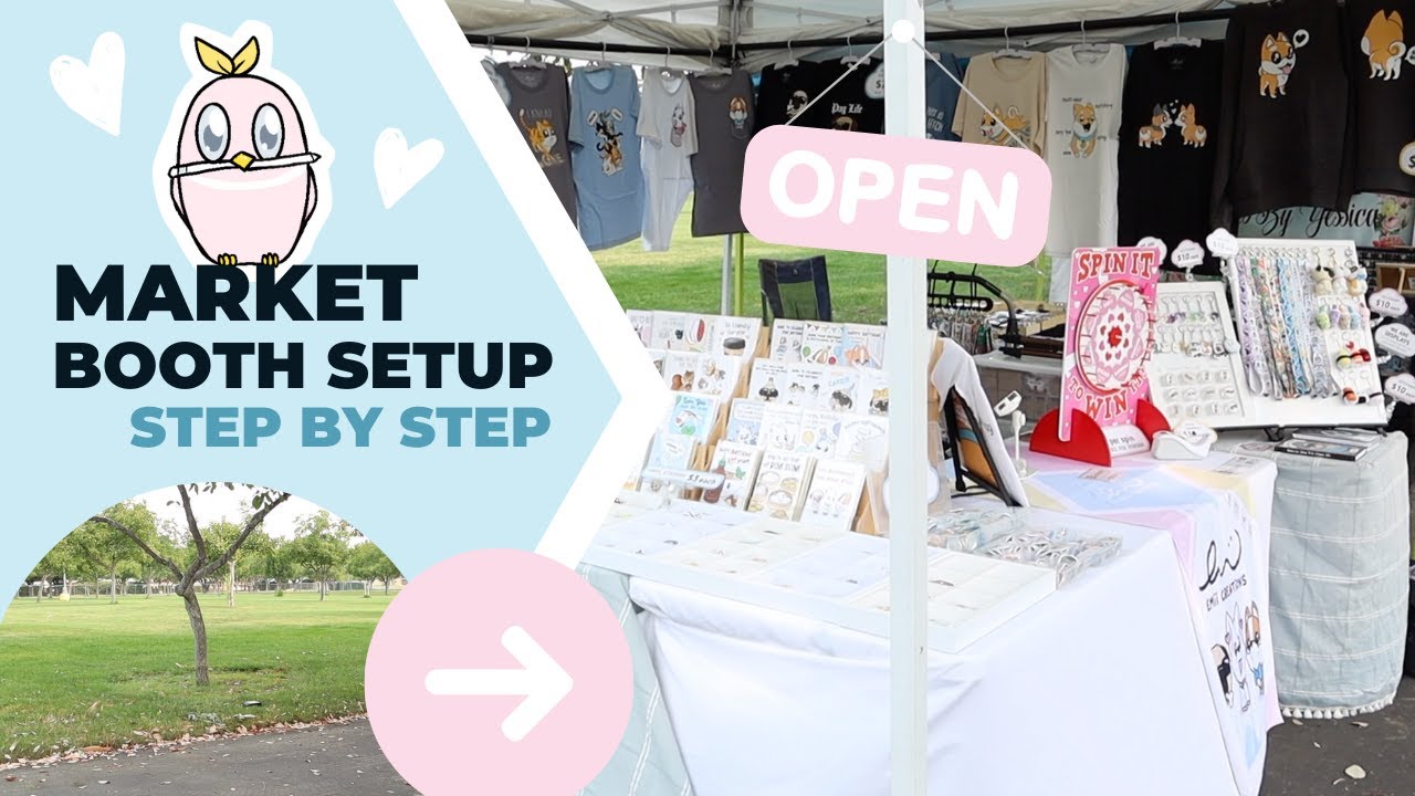 [How To] Setup for an Outdoor Market Event - Art Vendor || EmiiCreations