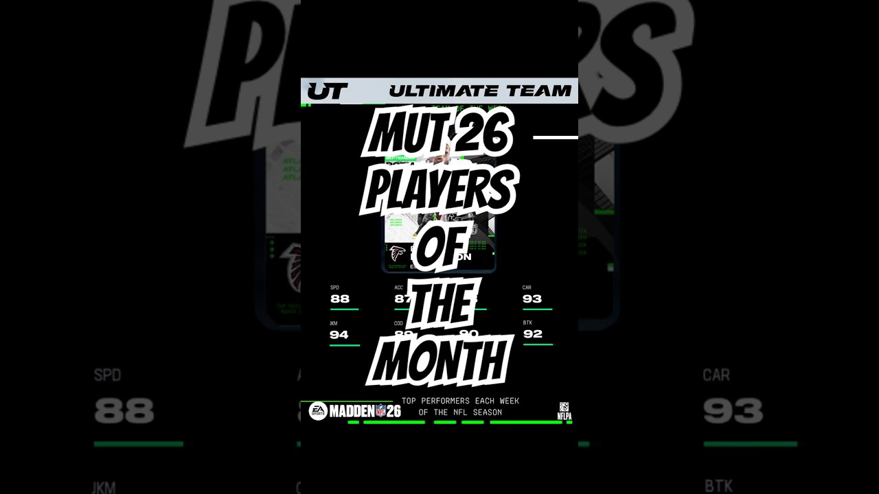НОВЫЙ контент MUT 26 &laquo;Игроки месяца&raquo;! #mut26 #madden