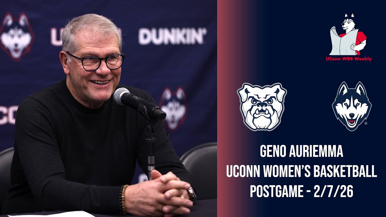 Geno Auriemma: UConn women’s basketball postgame (Butler) - 2/7/26