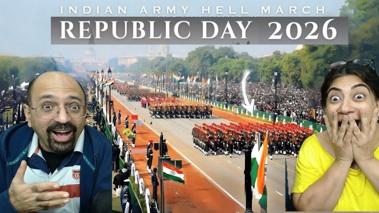 HELL MARCH | Indian Defense Regiments & Bands at the 77th Republic Day Parade 2026 |  Reaction !!