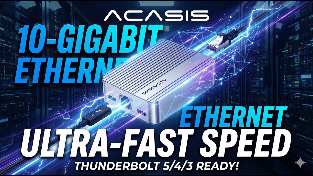 10 KAT DAHA HIZLI İNTERNET! 🚀 Acasis 10 Gigabit Ethernet Adapt&ouml;r İncelemesi