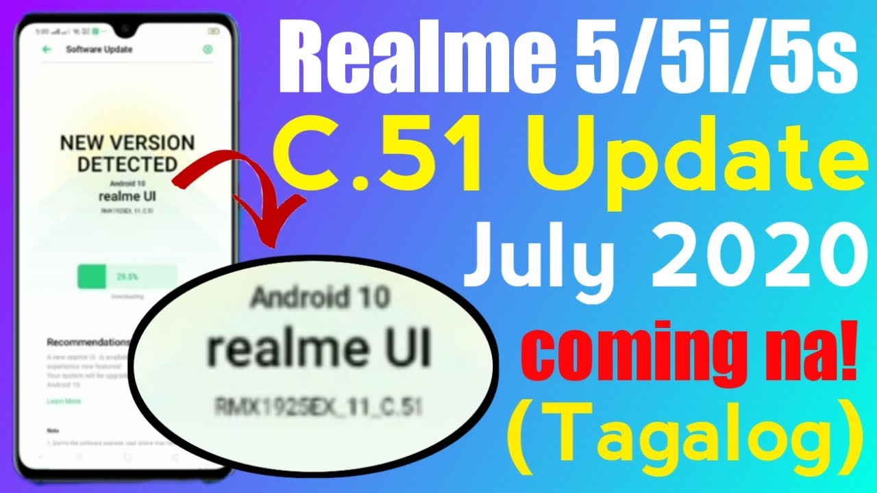Realme 5/5i/5s Realme UI C.51 Start release? | Realme UI C.51 Update | Realme 5/5i C.51 Update