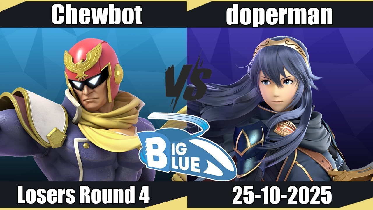 Big Blue - Chewbot (Captain Falcon) vs doperman (Lucina) LR4 - SSBU