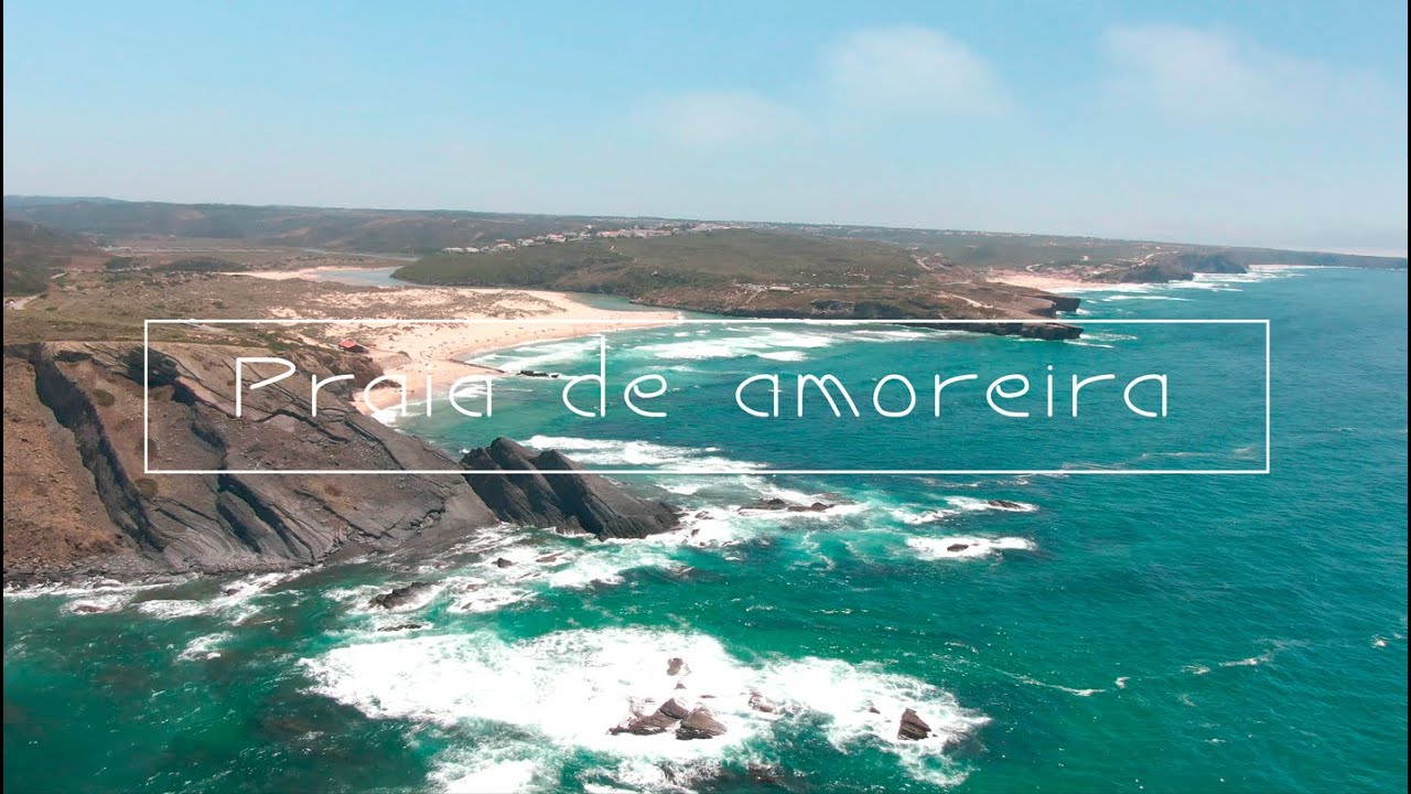 Praia de amoreira - Algarve - Aljezur - Portugal by drone 4K