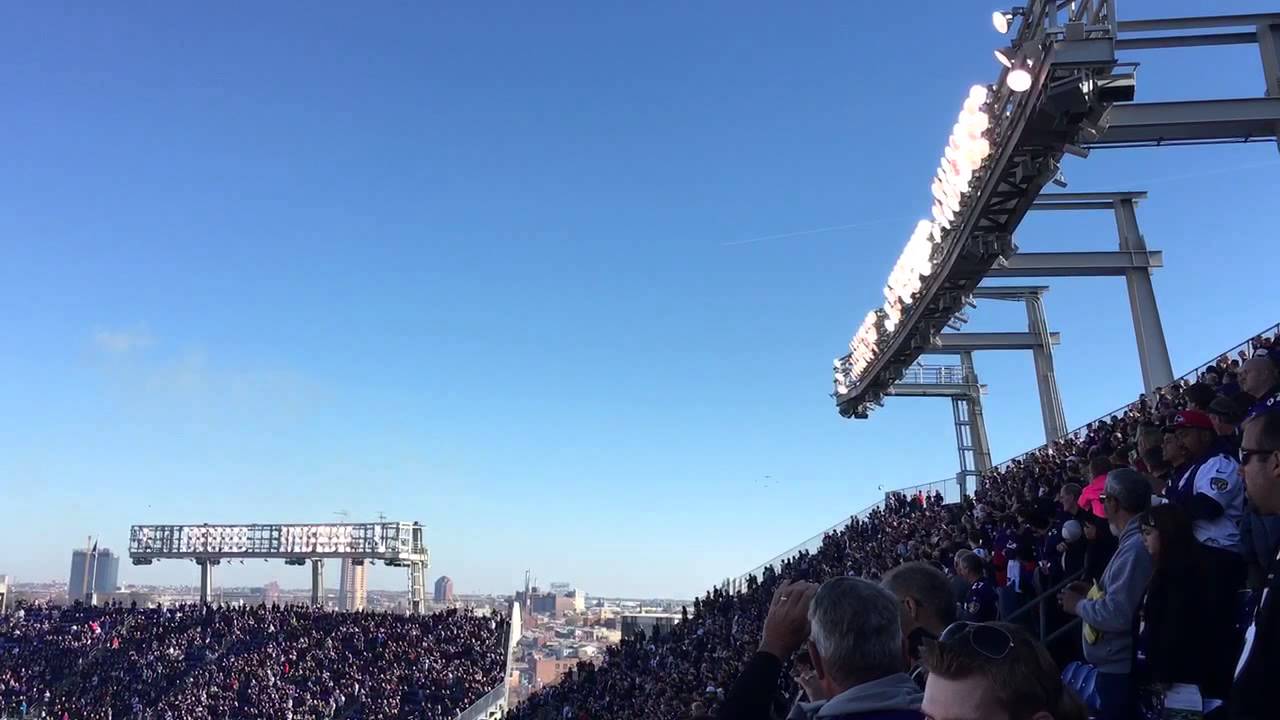 Salute to Service WW II Flyover at M&T Bank Stadium