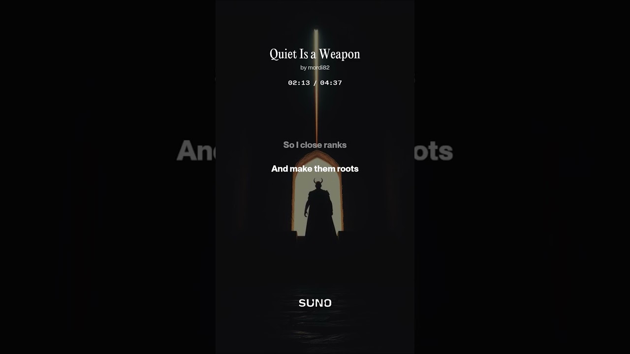 Quiet Is a Weapon