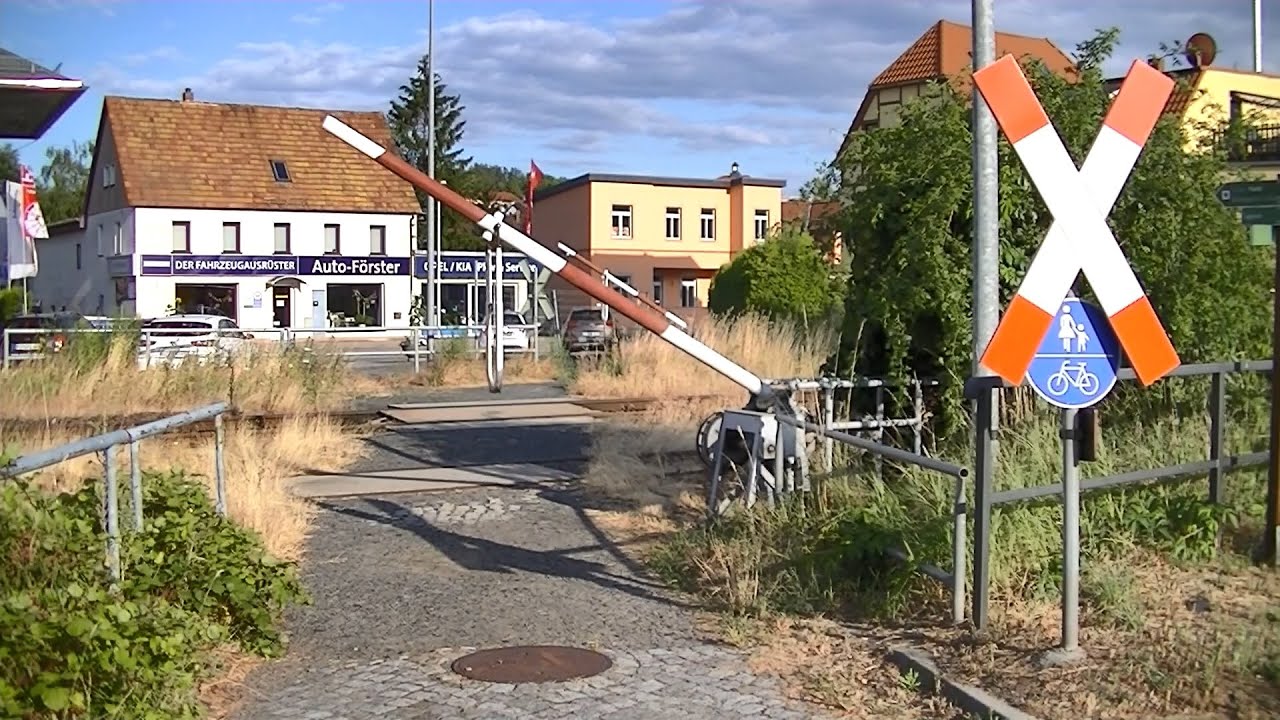 Spoorwegovergang Dohna (D) // Railroad crossing // Bahnübergang