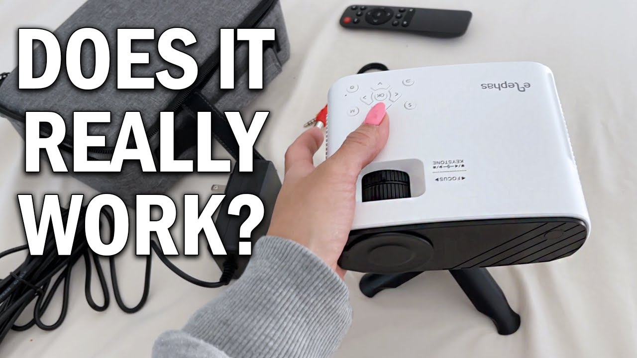 ELEPHAS Mini Projector for iPhone Review - Does It Really Work?