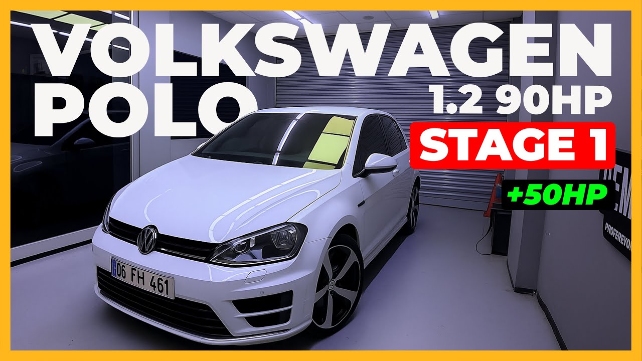 Volkswagen Polo 1.2 TSI 90hp Stage 1 + Reaksiyon Demirkıran Ecu Chip Tuning