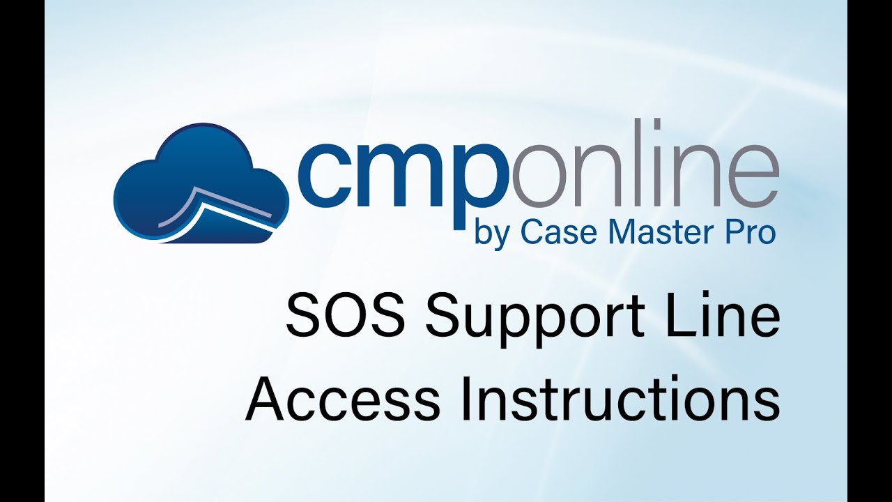 CMPOnline - Splashtop SOS Support Line Access Instructions