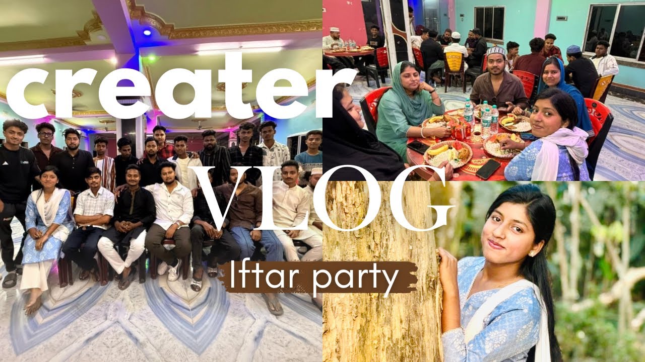 **Iftar Party**সব বসিরহাটের  Creater রা মিলে আজ একসাথে হলাম Jenskart.Com এর Opening এ ♥️🤩#foryou 
