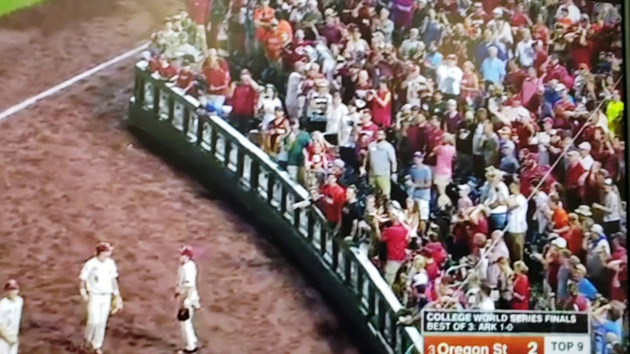 ARKANSAS MISSES POP FLY TO WIN 2018 CWS