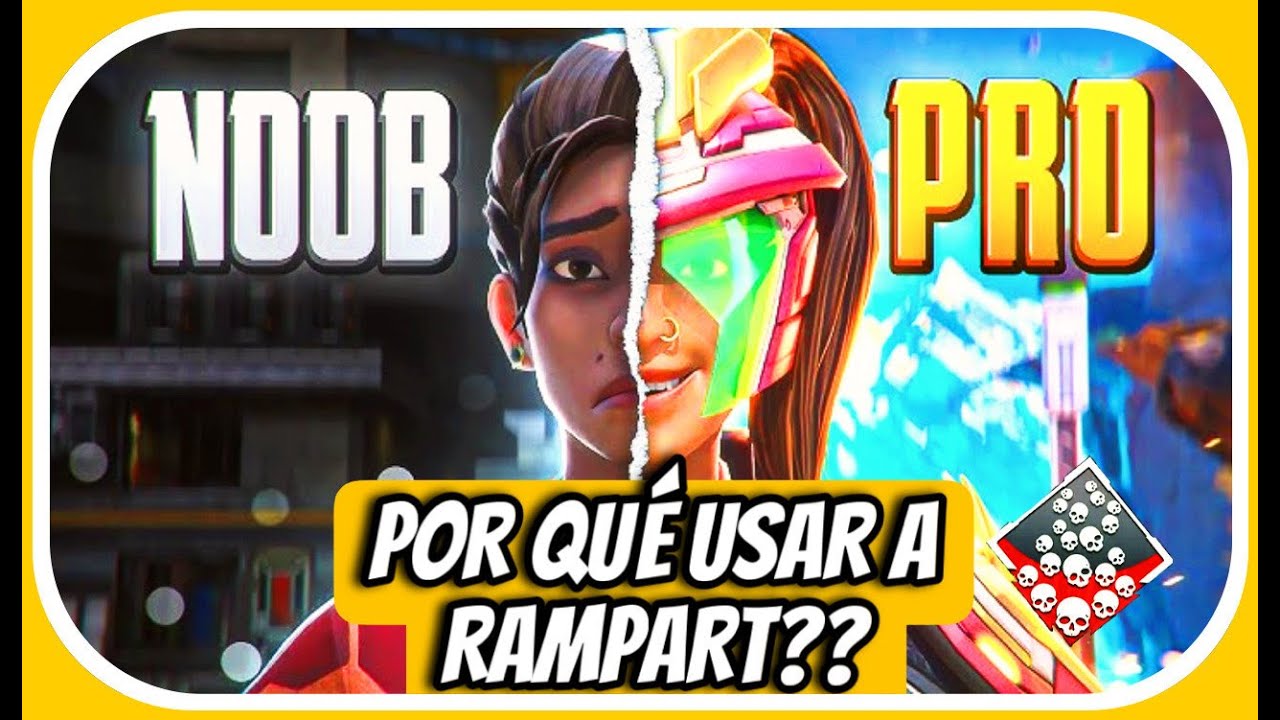 POR QUE USAR A RAMPART?? APEX LEGENDS @playapex
