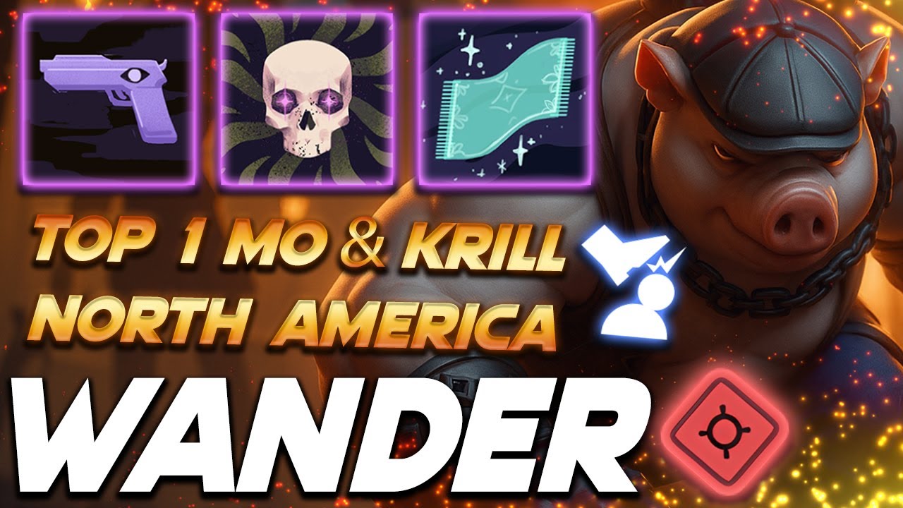 Wander TOP 1 MO&KRILL of North America - Deadlock Pro Gameplay & Guides [Watch & Learn]