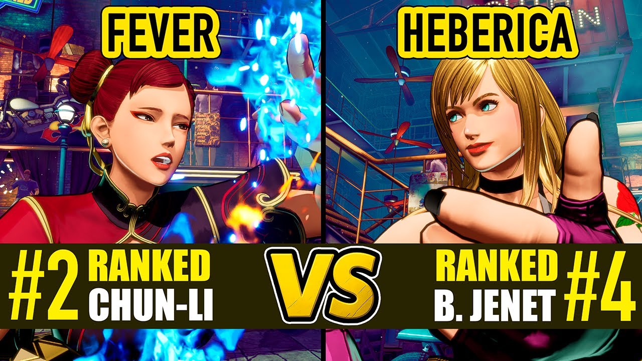 FF COTW ▰ FEVER (#2 Ranked Chun-Li) vs HEBERICA (#4 Ranked B.Jenet) ▰ High Level Gameplay