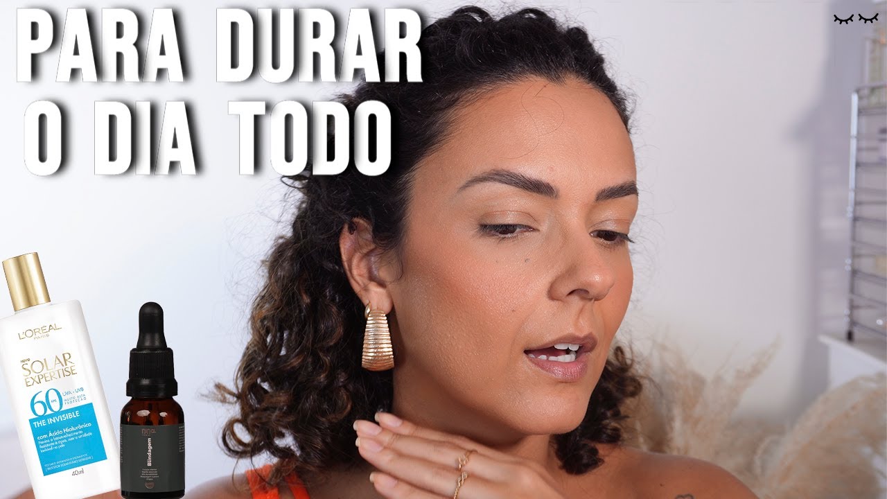Segredo de uma pele BLINDADA para durar o dia inteiro!