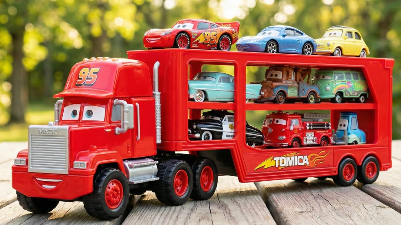 Disney Pixar Cars toys Review | Lightning McQueen, Finn McMissile, Mack, Doc Hudson,Cruz Ramirez